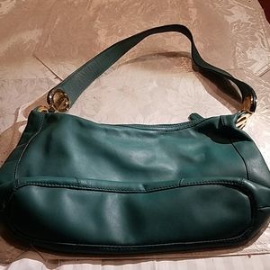 Tignanello green leather purse